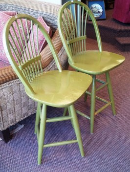 Saturday Socks, Re-loved, bar stools, Lifebridge, Thrift Store, Salem MA, Hey Sadie Mae